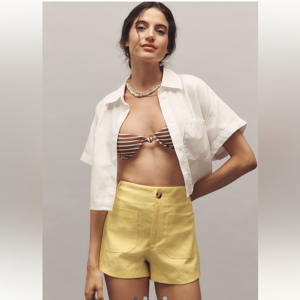 Maeve Colette Shorts Linen